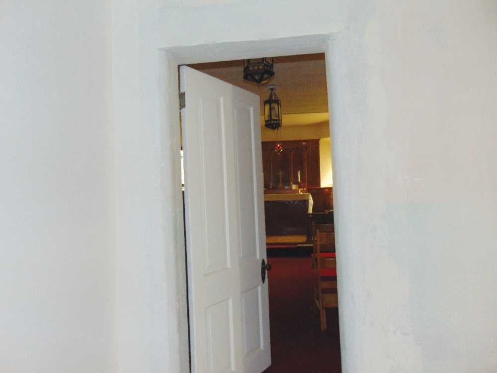 Alban chapel door