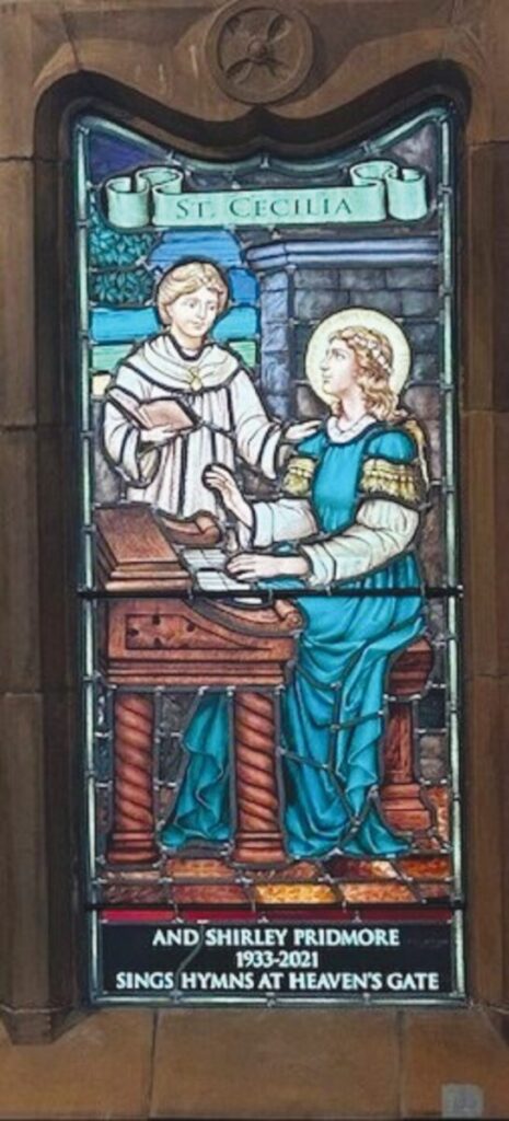 New Stained – St. Cecelia