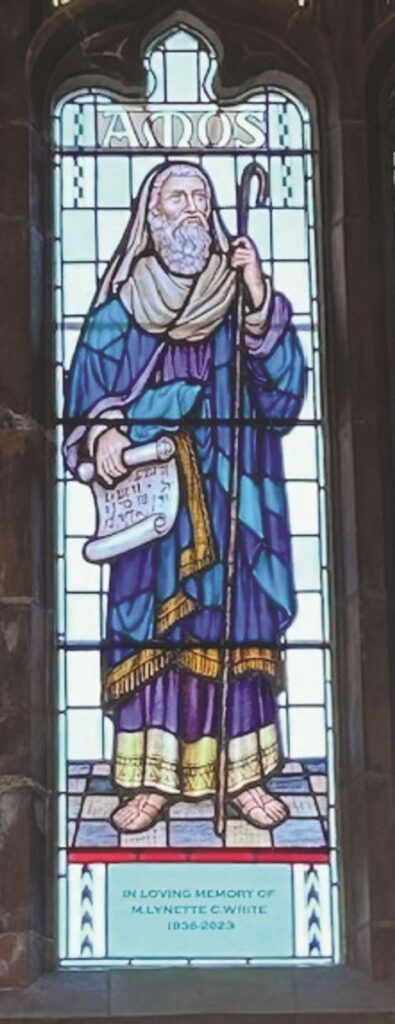 Stained glass – Amos window